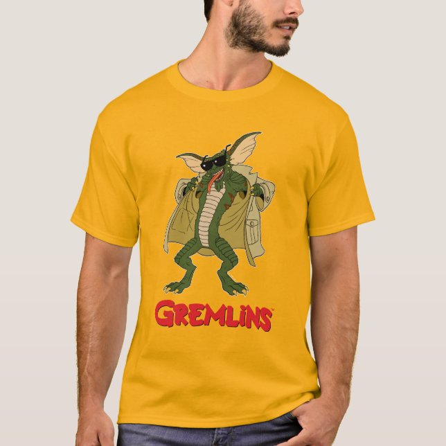T-shirt Gremlins | Cachet à tranchée Flash (Devant)