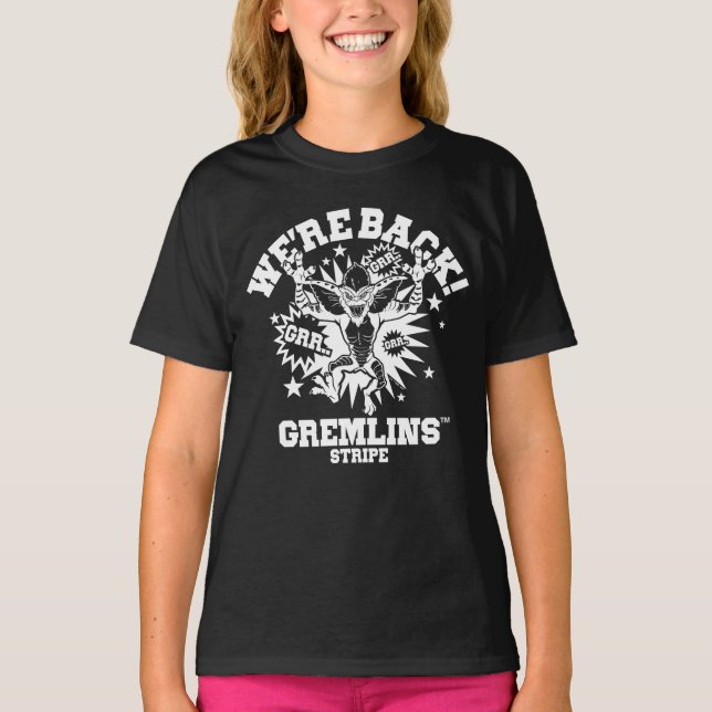 T-shirt Gremlins | Stripe Nous sommes de retour (Devant)
