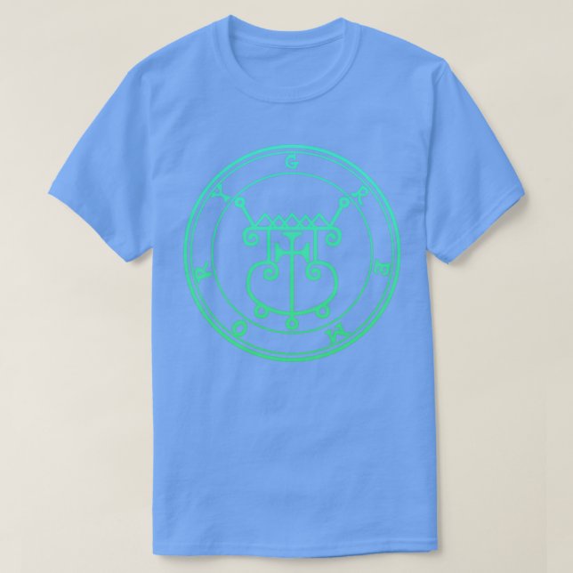 T-shirt Gremory Sigil Procède Aimer Green Gradient (Design devant)