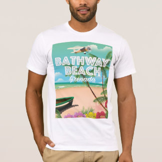 T-shirt Grenade Bathway beach Travel Poster