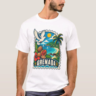 T-Shirt Grenade Caraïbe Milieu du Siècle