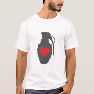 T-shirt Grenade d'amour - l'amour est un champ de bataille