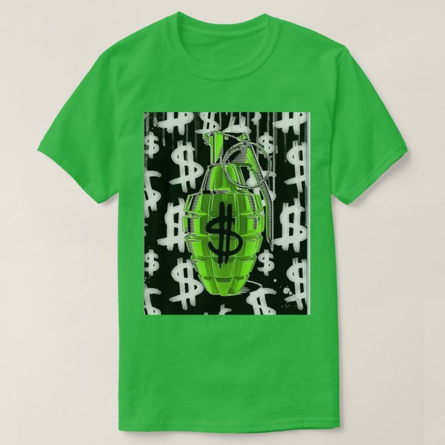 T-shirt "Grenade de l'argent" (Design devant)