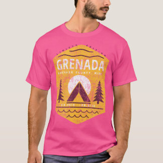 T-shirt Grenade Mississippi Camping Souvenir Grenade