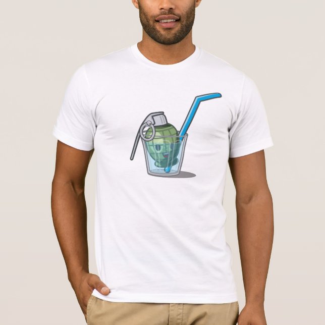 T-shirt grenade verte en limonade (Devant)