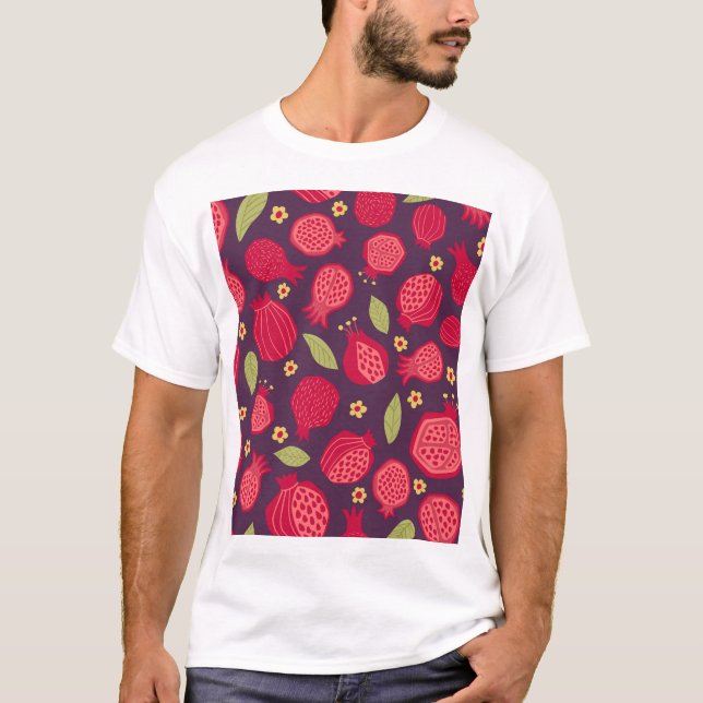 T-shirt Grenades juteuses : illustration vintage. (Devant)