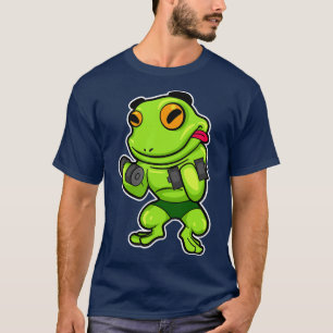 T-shirt Grenouille à Biceps formation avec Dumbbells 1