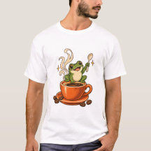 Grenouille à café mignonne espresso vintage
