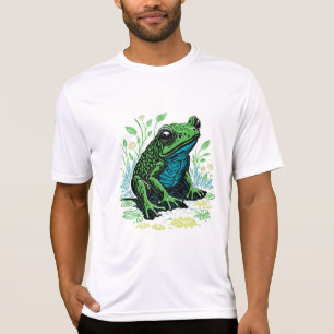 T-shirt Grenouille à étang détaillée
