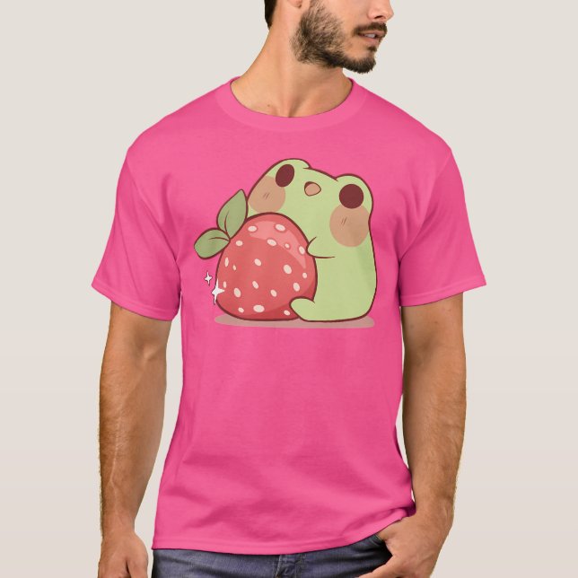 T-shirt Grenouille à la fraise (Devant)