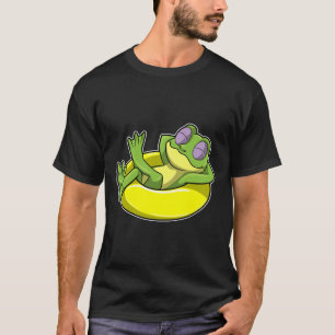 T-shirt Grenouille à la natation avec anneau de natation
