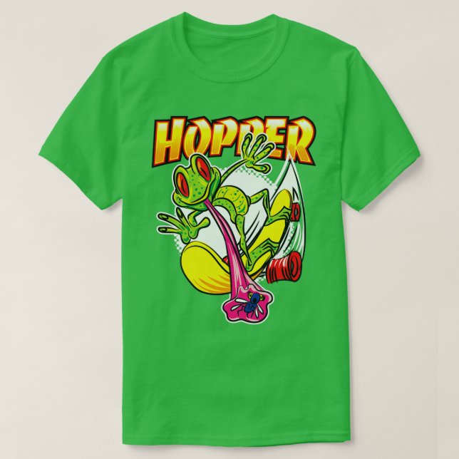 T-shirt Grenouille à roulettes (Design devant)