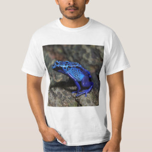 T-shirt Grenouille à tarte à poison bleu, grenouille bleue