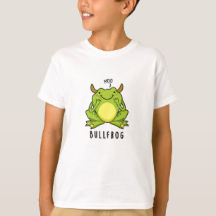 T-shirt Grenouille à taureaux Funny Animal Frog Pun