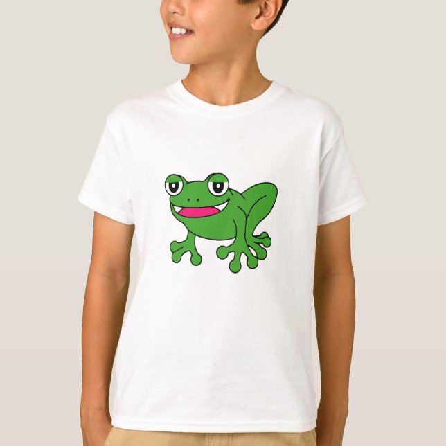 T-shirt Grenouille amusante (Devant)