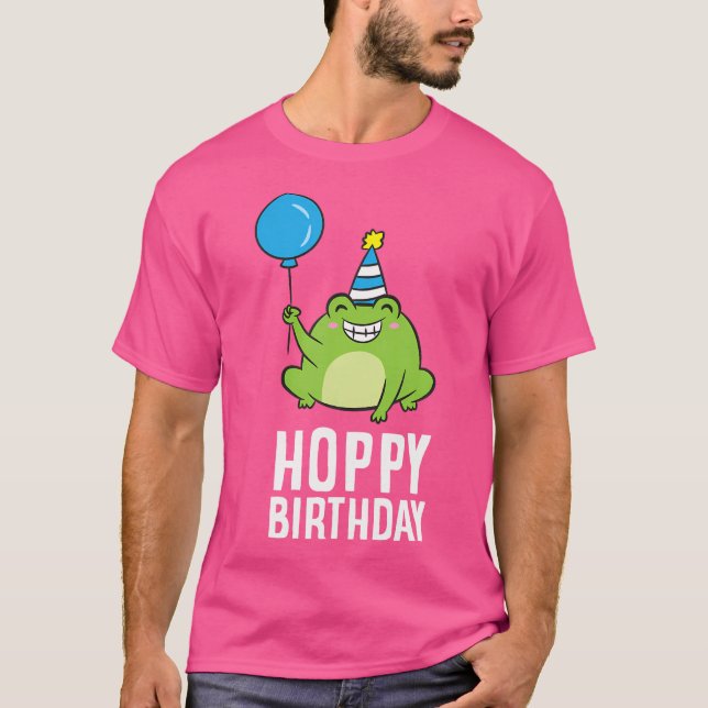 T-shirt Grenouille Anniversaire Présente Joyeuse Grenouill (Devant)