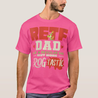 T-shirt Grenouille Arbre Rouge Amphibiens Retf Papa
