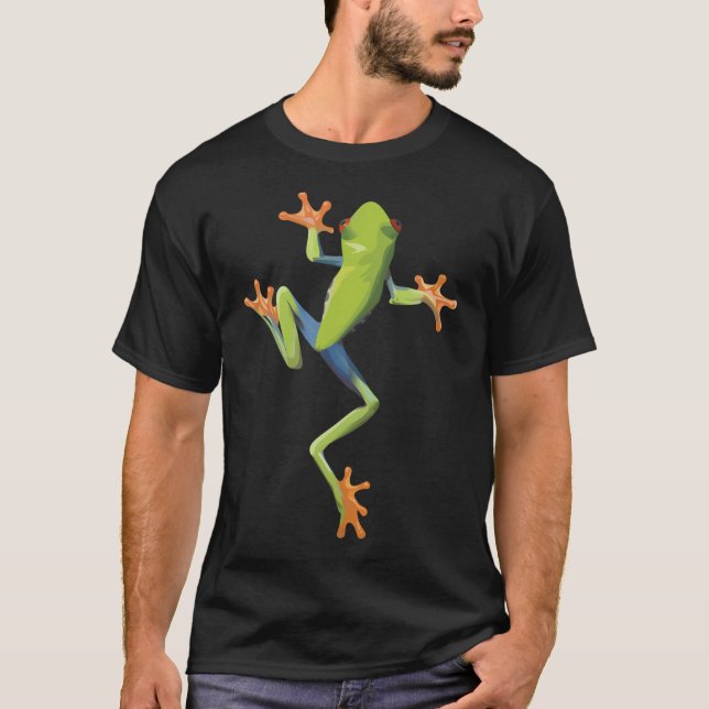 T-shirt Grenouille-arbre verdoyante (Devant)