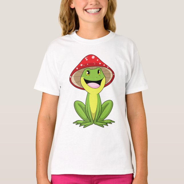 T-shirt Grenouille au champignon (Devant)