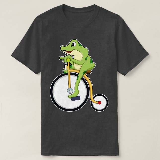 T-shirt Grenouille au cirque à vélo (Design devant)