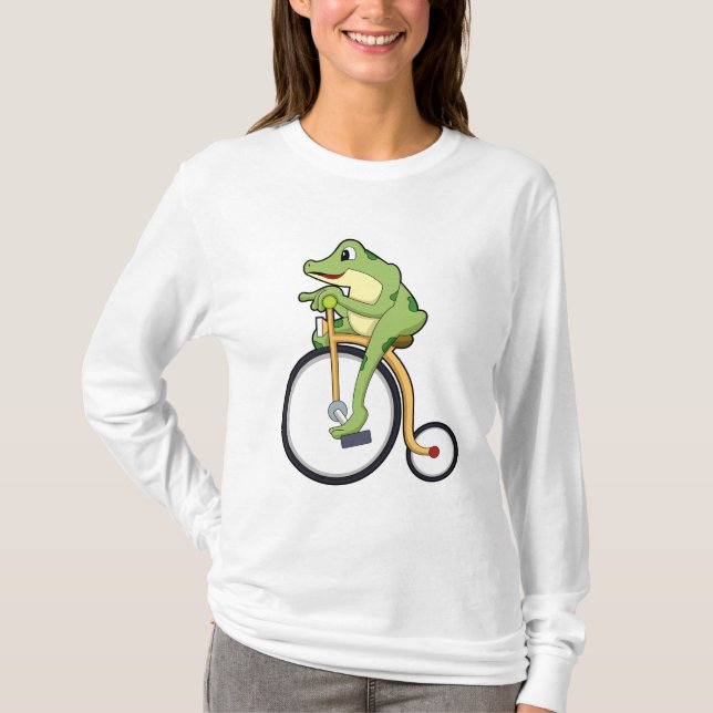 T-shirt Grenouille au cirque avec vélo.PNG (Devant)