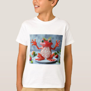 T-shirt Grenouille aux fraises mûre