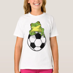 T-shirt Grenouille avec balle de football