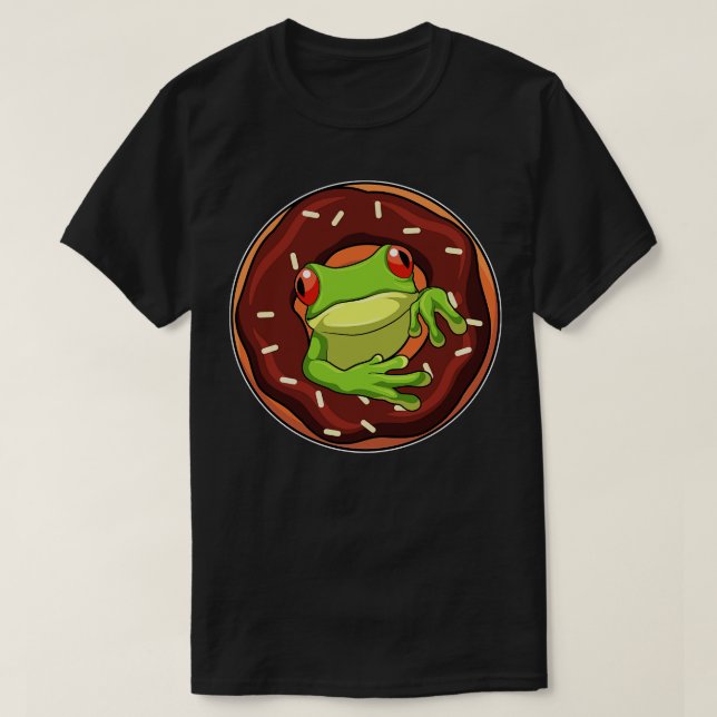 T-shirt Grenouille avec beigne (Design devant)