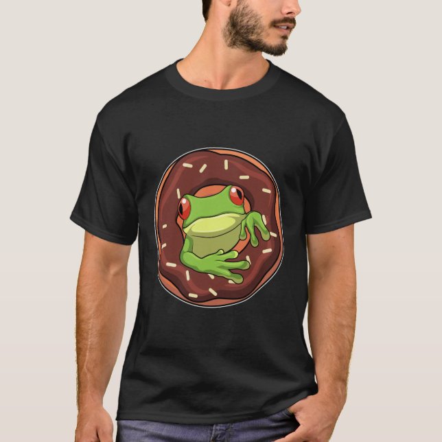 T-shirt Grenouille avec Beignet (Devant)