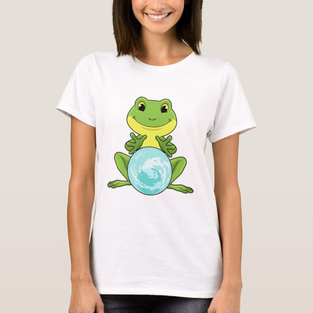T-shirt Grenouille avec boule de cristal (Devant)