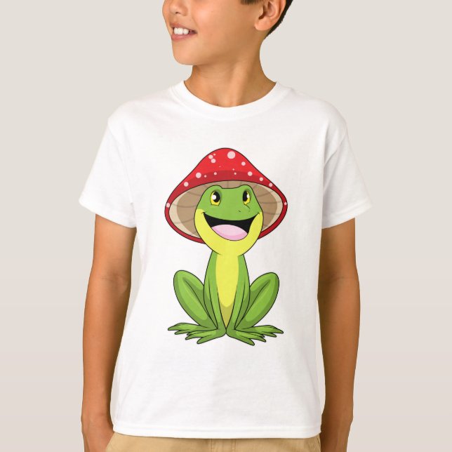 T-shirt Grenouille avec Champignon (Devant)