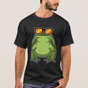 T-shirt Grenouille avec lunettes de soleil