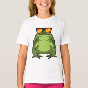 T-shirt Grenouille avec lunettes de soleil