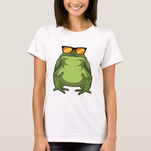 T-shirt Grenouille avec lunettes de soleil