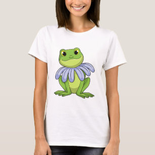 T-shirt Grenouille avec marguerite
