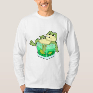 T-shirt Grenouille avec verre de jus