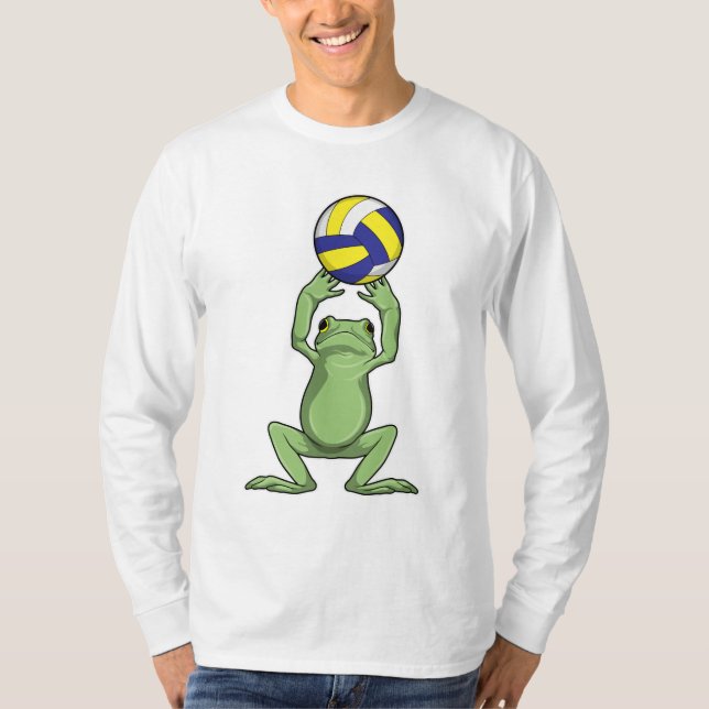 T-shirt Grenouille avec volleyball (Devant)
