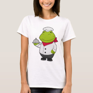 T-shirt Grenouille comme cuire avec Plateau