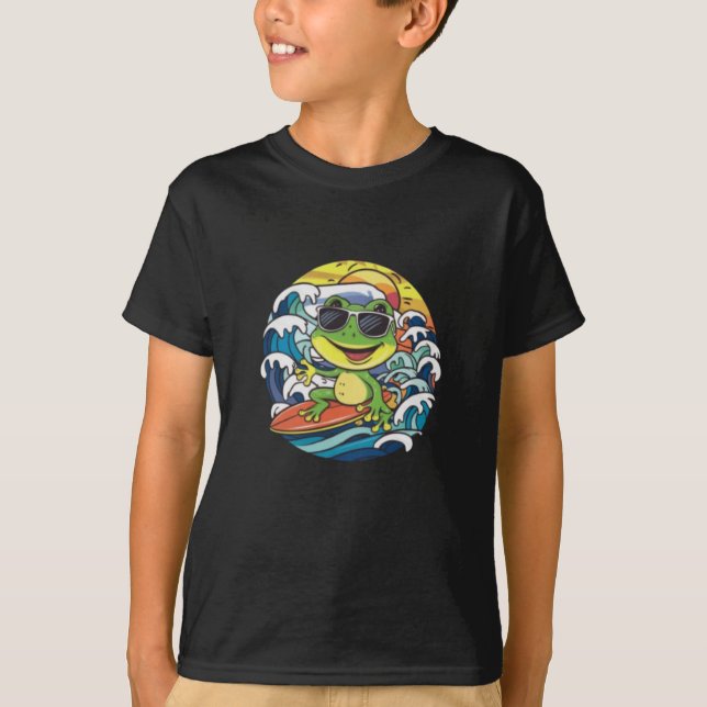 T-shirt Grenouille cool (Devant)