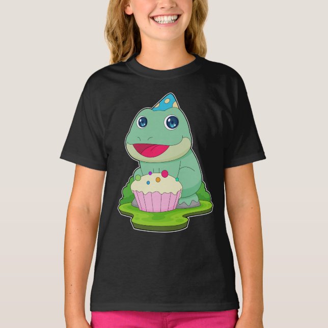 T-shirt Grenouille Cupcake (Devant)