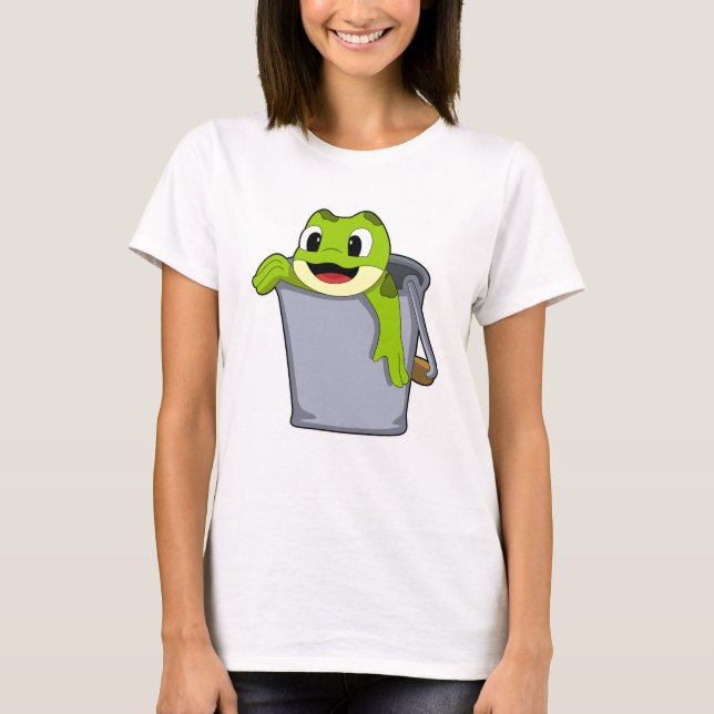 T-shirt Grenouille dans le seau (Devant)