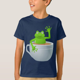 T-shirt Grenouille dans un thé