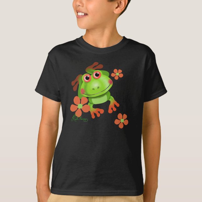 T-shirt Grenouille d'arbre drôle mignonne (Devant)