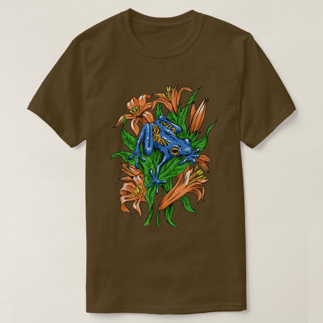 T-shirt Grenouille Dard De Poison Grenouilles  (Design devant)