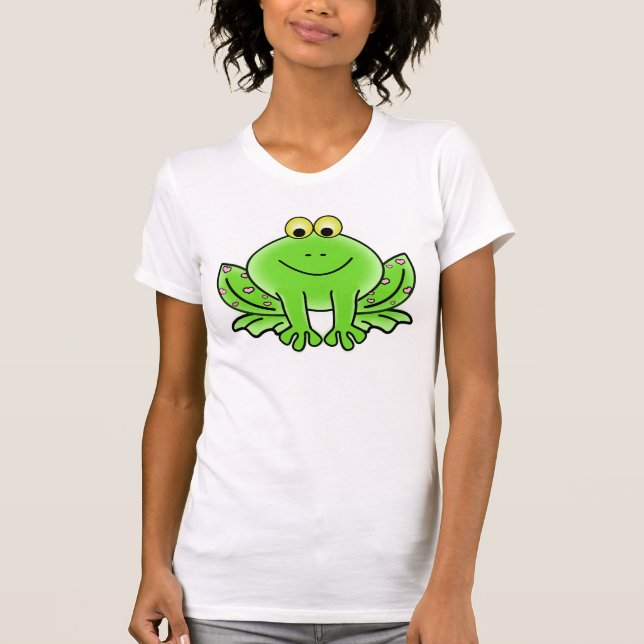 T-shirt Grenouille de bande dessinée (Devant)