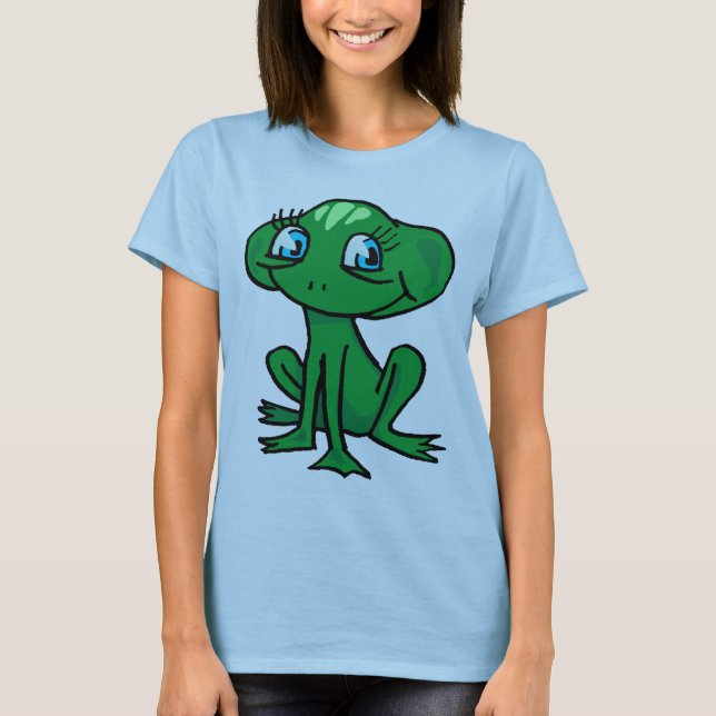 T-shirt Grenouille de bande dessinée (Devant)