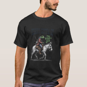 T-shirt Grenouille de cow-boy cool chevauchant un âne, fau