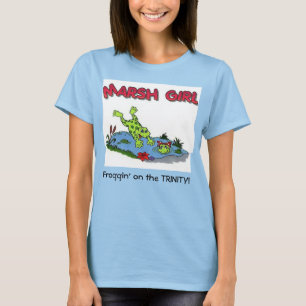 T-shirt Grenouille de fille de marais