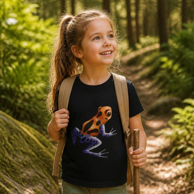 T-shirt Grenouille de fléchettes empoisonnées Graphique de (Créateur téléchargé)