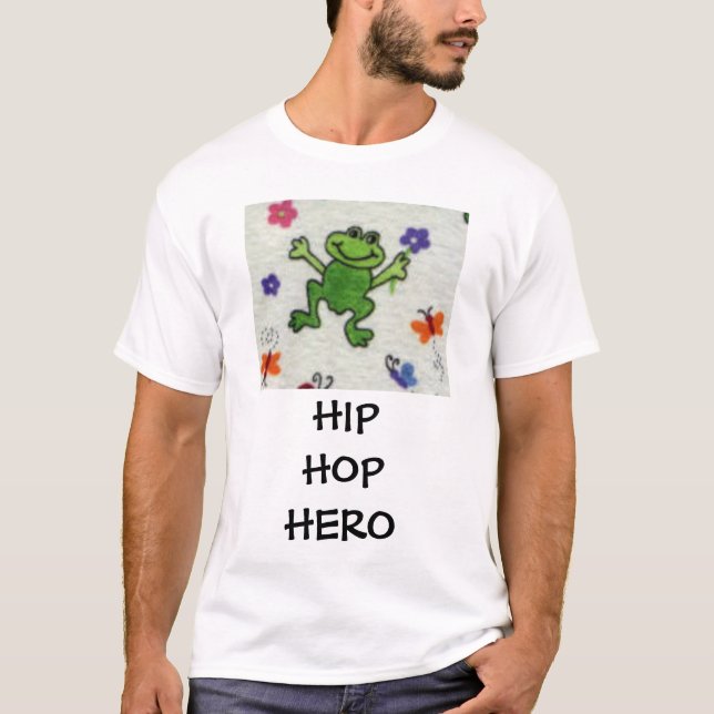 T-shirt Grenouille de hip hop (Devant)